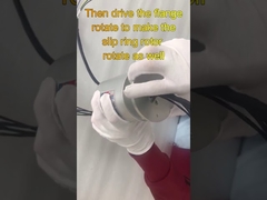 Вращающееся уплотнение слепого вала объединяет питание и сигнал энкодера