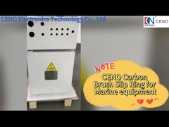 Сильнотоковое кольцо выскальзывания IP54 щетки углерода с присоединенным зажимом для морского применения