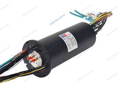 Низкотемпературное интегрированное электрическое питание Ethernet и RF вращающееся контактное кольцо