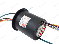 Интегрировать электрическую энергию Ethernet & RF Slip Ring с радиочастотным вращающимся соединением