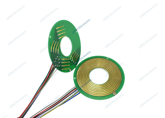 FR-4 PCB Platter Separate Pancake Slip Ring с ID32mm для электрических устройств