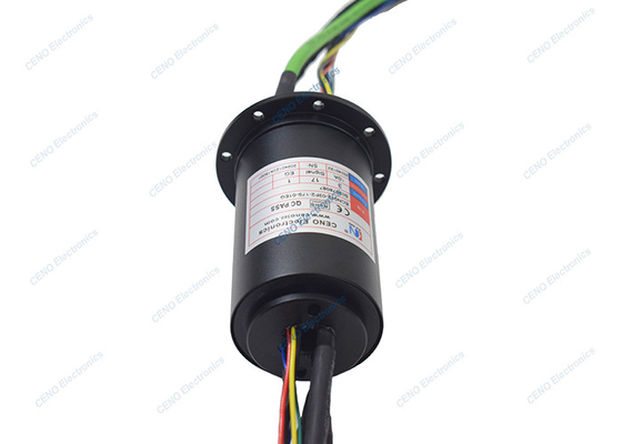 Низкотемпературный 1000M Ethernet Signal Slip Ring с проходным отверстием 12 мм Для промышленности