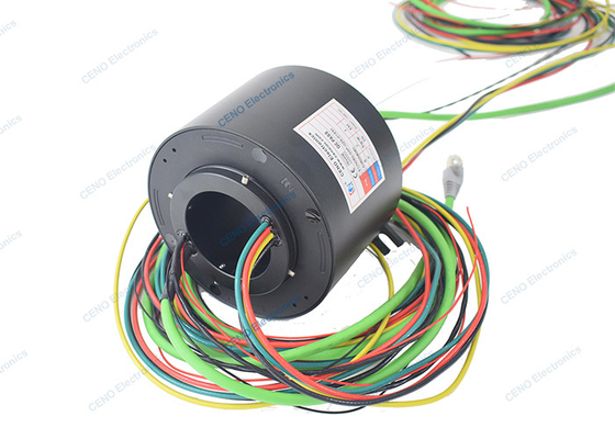 Ethernet Signal Slip Ring с системой Profi-net RS232 & Through Bore For Power