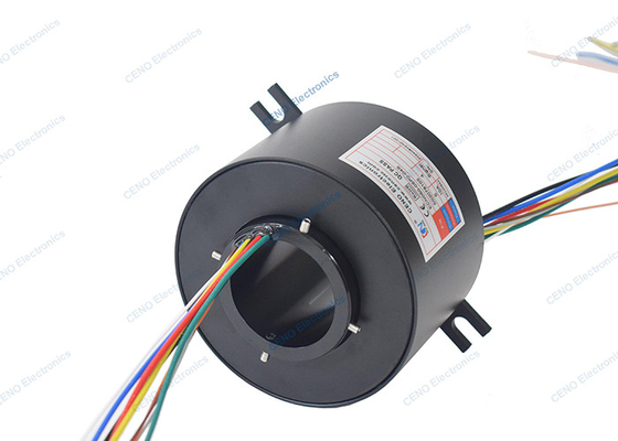 Через отверстие Проводящее скользящее кольцо с ID 50mm & вращающийся электрический разъем
