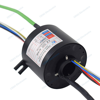 Ethernet Signal Slip Ring с вращающимся электрическим соединителем 25 мм