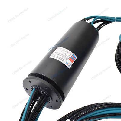 Integrated Power Ethernet RS485 and Pneumatic Rotary Union for Industrial System